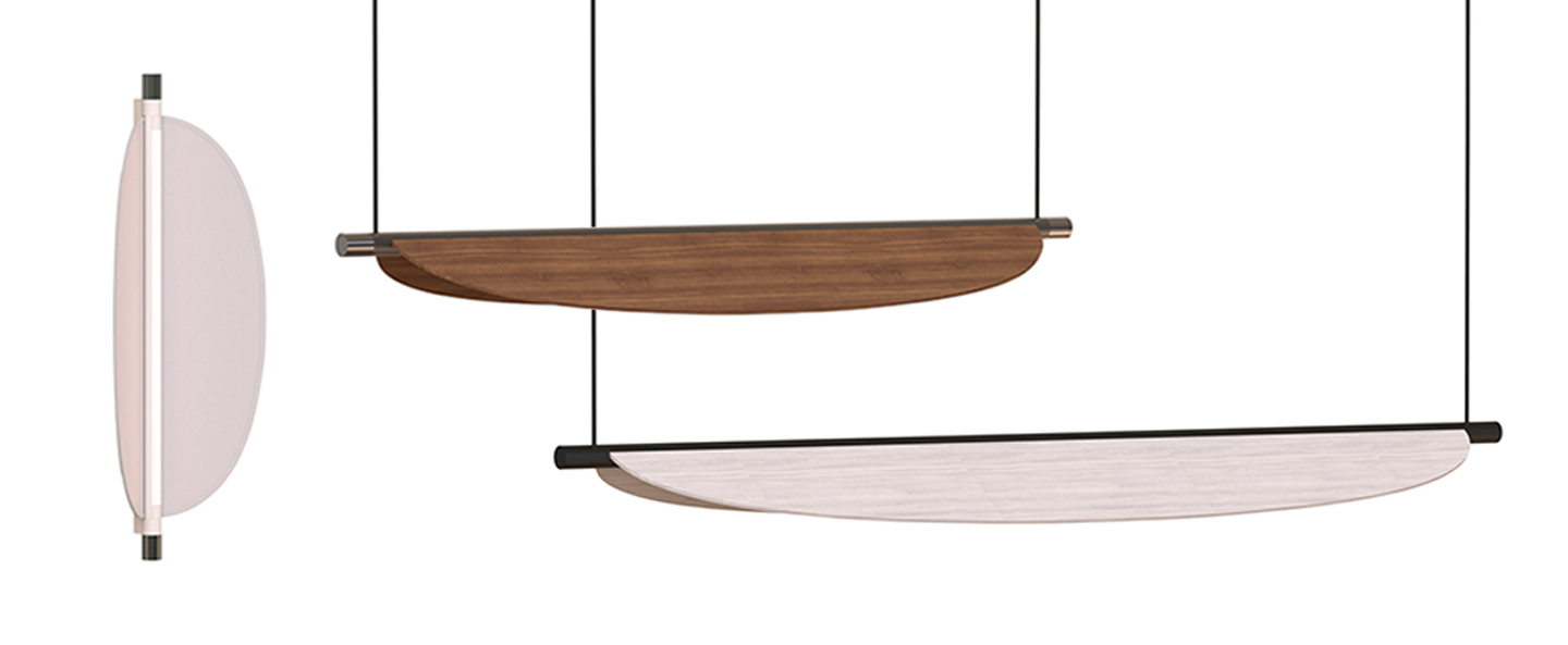 banner-image Suspension thula 562 22 corps noir detail nickel abat jour noyer ip40 led 2700k 2600lm l104cm h11cm tooy normal