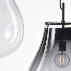 Tim small olgoj chorchoj suspension pendant light  bomma tim small grey  design signed nedgis 116886 thumb