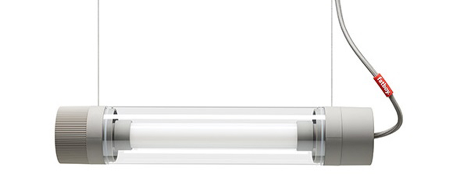 banner-image Suspension tjoep s gris clair ip44 led 2700k a 5002k 600lm o9cm h50cm fatboy normal