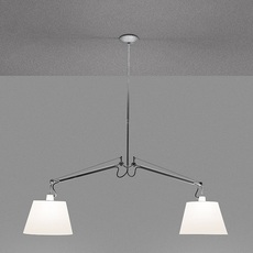 Tolomeo suspension basculante 2 bracci michele de lucchi suspension pendant light  artemide 0630010a 0780030a  design signed nedgis 115842 thumb