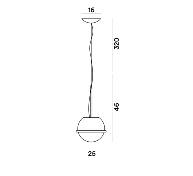 Tonda piccola ferruccio laviani suspension pendant light  foscarini fn3180s200w10e30  design signed nedgis 177766 product