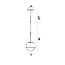 Tonda piccola ferruccio laviani suspension pendant light  foscarini fn3180s200w10e30  design signed nedgis 177766 thumb