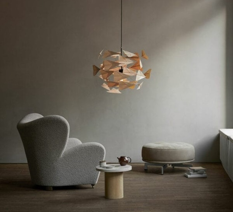 Tr747 tom rossau suspension pendant light  tom rossau tr747 pendant birch nature 80x60  design signed nedgis 165547 product