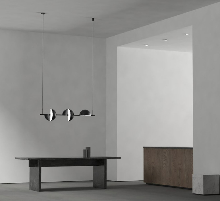 Trapeze triplette jette scheib suspension pendant light  oblure triplette jstr2003  design signed 187377 product