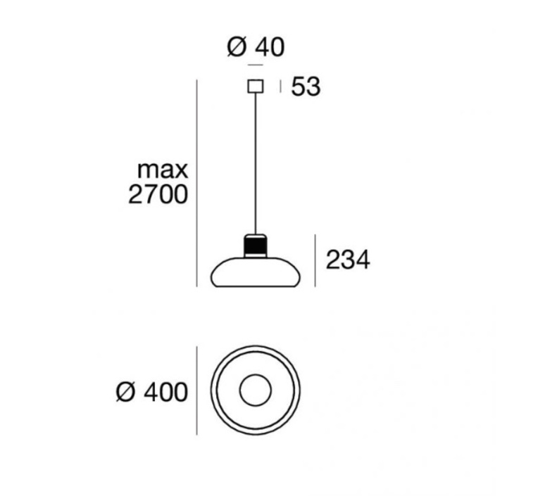 Trepiu gae aulenti suspension pendant light  stilnovo 9308  design signed nedgis 139377 product