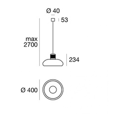 Trepiu gae aulenti suspension pendant light  stilnovo 9308  design signed nedgis 139377 thumb