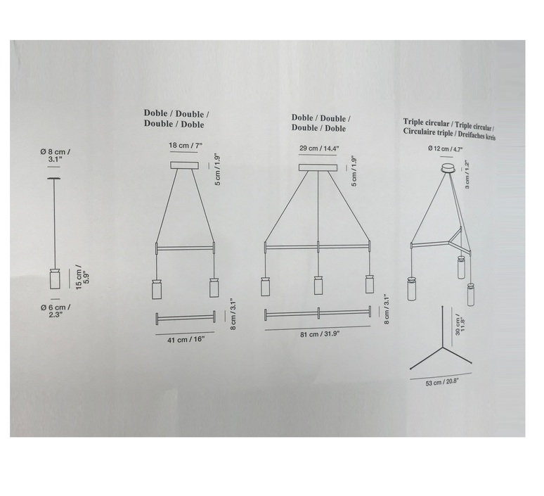 Triana la produqtora suspension pendant light  carpyen 1411000  design signed nedgis 69690 product