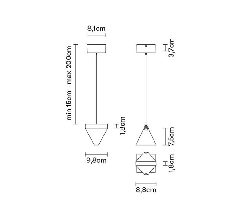 Tripla f41 devis busato giulia ciccarese suspension pendant light  fabbian f41a01 11  design signed 39984 product