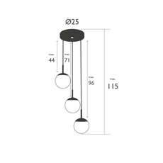 Triple d25 mooon  tristan lohner suspension pendant light  fermob 534082  design signed nedgis 174225 thumb