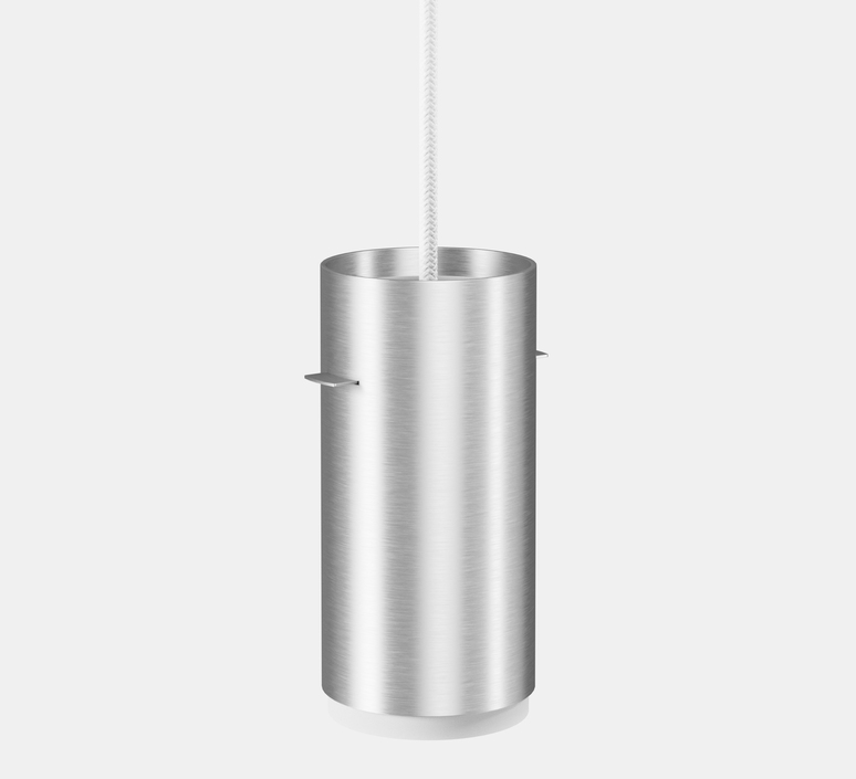 Tube petit quel designer studio moebe suspension  moebe tube pendant small brushedaluminium  design signed nedgis 195539 product