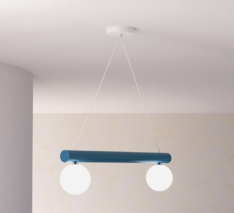 Tube with globes and cones gwendolyn et guillane kerschbaumer suspension pendant light  atelier areti 555ol p01 m0a 09  design signed nedgis 175871 product