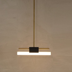 Tubus simple pendant mauricio obarrio suspension pendant light  contain tub 114 brushed brass carbon fiber  design signed nedgis 108631 thumb