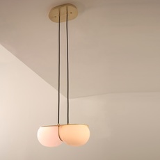 Twin 3 0 karen gilbert et paul pavlak suspension pendant light  sklo studio ltm09ostbb  design signed nedgis 169327 thumb