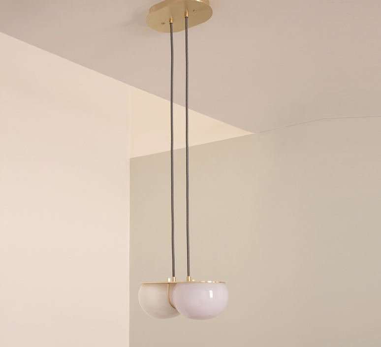 Twin 3 0 karen gilbert et paul pavlak suspension pendant light  sklo studio ltm09ostbb  design signed nedgis 169328 product