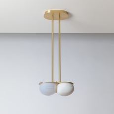 Twin 4 0 karen gilbert et paul pavlak suspension pendant light  sklo studio ltm10ostbb  design signed nedgis 169352 thumb