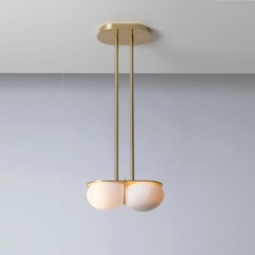 Twin 4 0 karen gilbert et paul pavlak suspension pendant light  sklo studio ltm10ostbb  design signed nedgis 169353 thumb