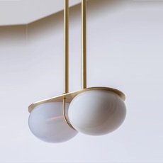 Twin 4 0 karen gilbert et paul pavlak suspension pendant light  sklo studio ltm10ostbb  design signed nedgis 169354 thumb