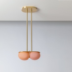 Twin 4 0 karen gilbert et paul pavlak suspension pendant light  sklo studio ltm10ppkbb  design signed nedgis 169346 thumb