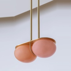 Twin 4 0 karen gilbert et paul pavlak suspension pendant light  sklo studio ltm10ppkbb  design signed nedgis 169348 thumb