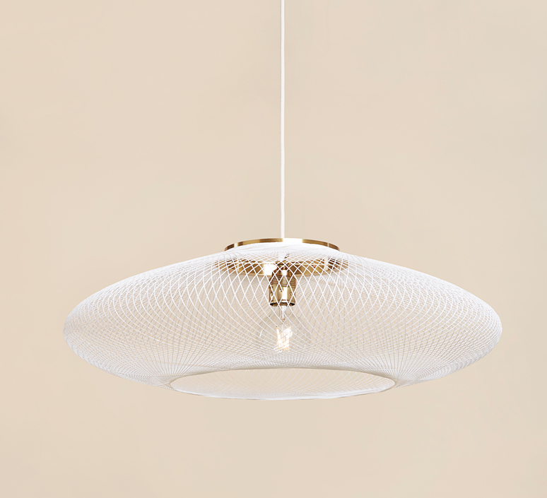 Ufo large  suspension pendant light  atelier robotiq ufo large white  design signed 133745 product