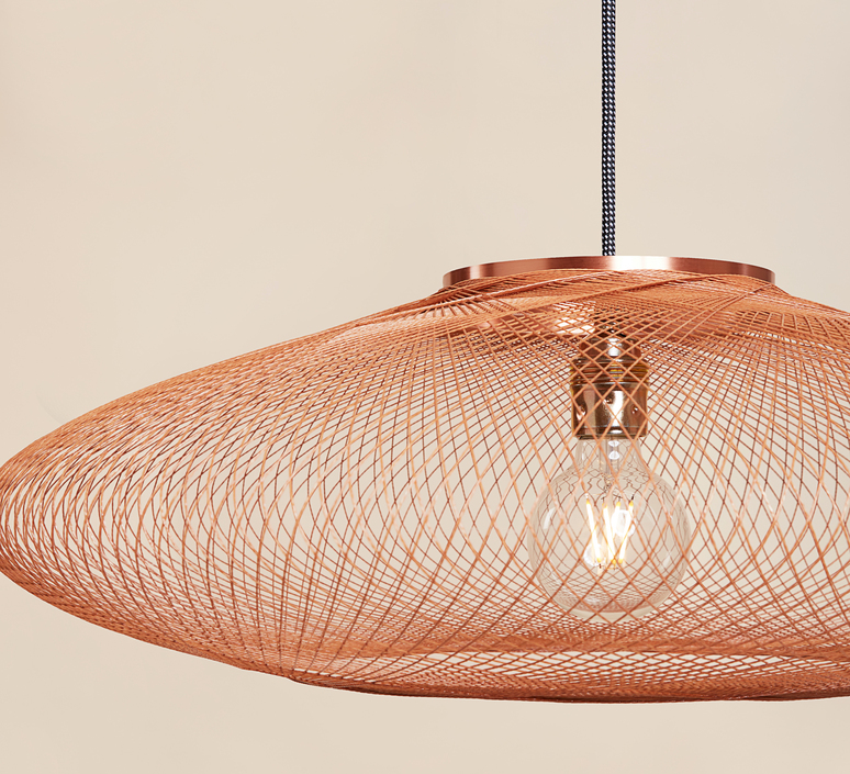 Ufo large  suspension pendant light  atelier robotiq ufo large copper  design signed 130629 product