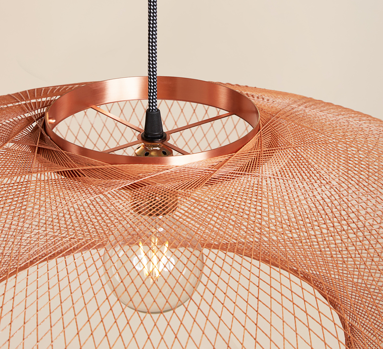 Ufo large  suspension pendant light  atelier robotiq ufo large copper  design signed 130630 product