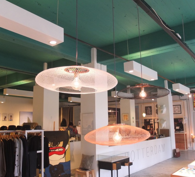 Ufo medium  suspension pendant light  atelier robotiq ufo medium black  design signed 42965 product