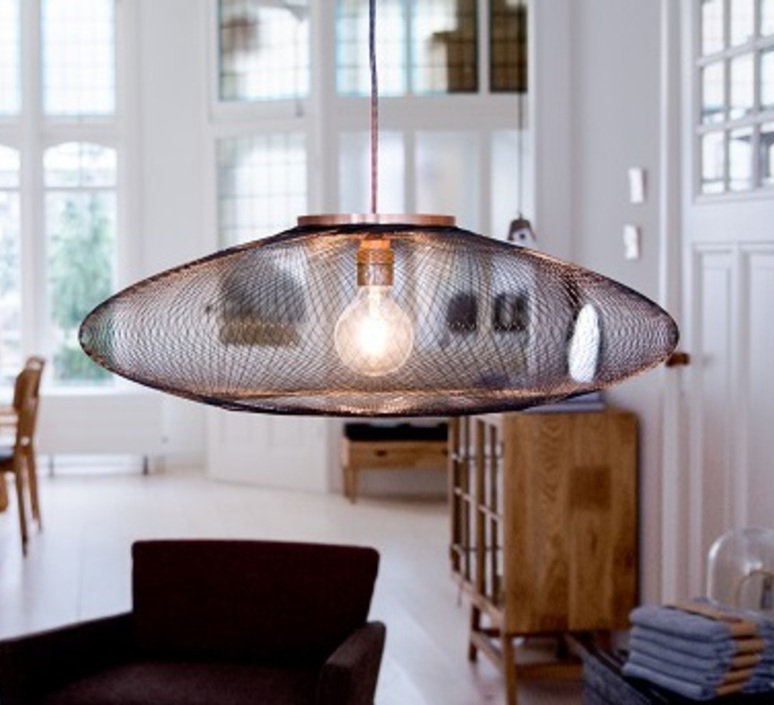 Ufo medium  suspension pendant light  atelier robotiq ufo medium black  design signed 42971 product