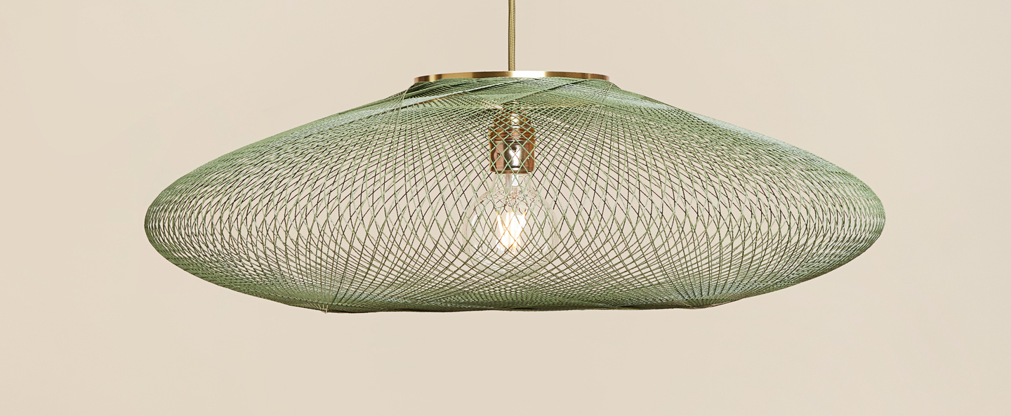 banner-image Suspension ufo medium vert o60cm h18cm atelier robotiq normal