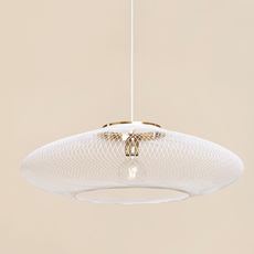 Ufo small  suspension pendant light  atelier robotiq ufo small white  design signed 133697 thumb