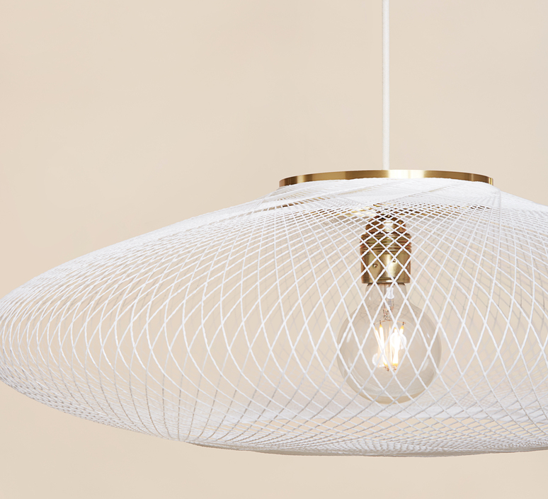 Ufo small  suspension pendant light  atelier robotiq ufo small white  design signed 133699 product