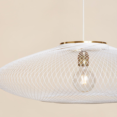 Ufo small  suspension pendant light  atelier robotiq ufo small white  design signed 133699 thumb