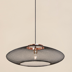 Ufo small  suspension pendant light  atelier robotiq ufo small charcoalblack  design signed 130645 thumb