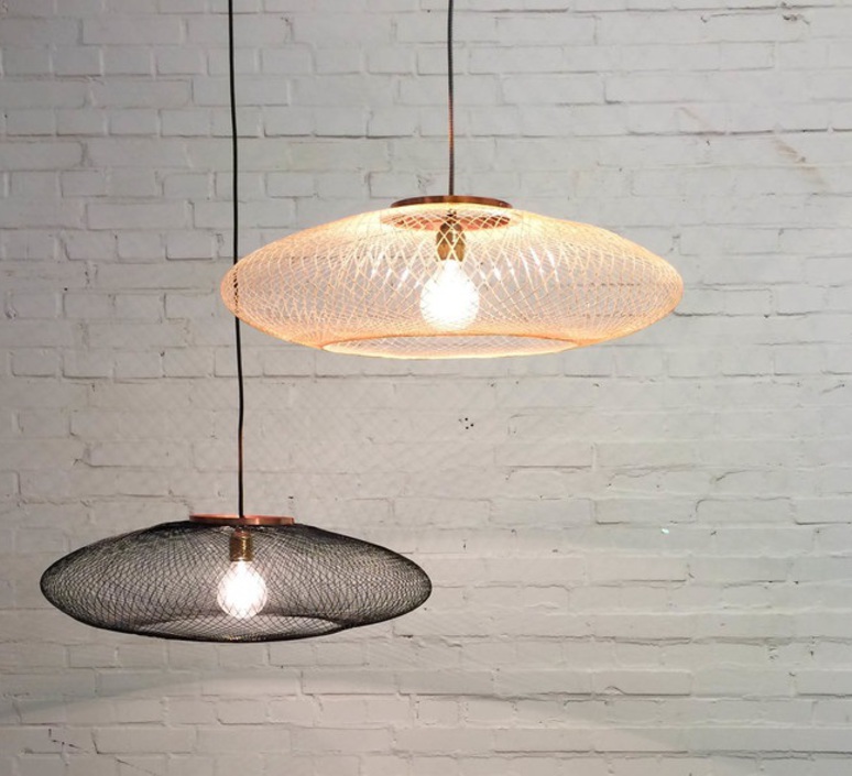 Ufo small  suspension pendant light  atelier robotiq ufo small charcoalblack  design signed 42942 product