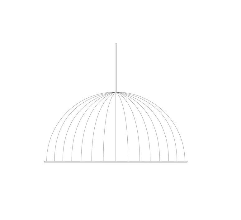 Under the bell 82cm iskos berlin suspension pendant light  muuto 21354  design signed nedgis 180569 product