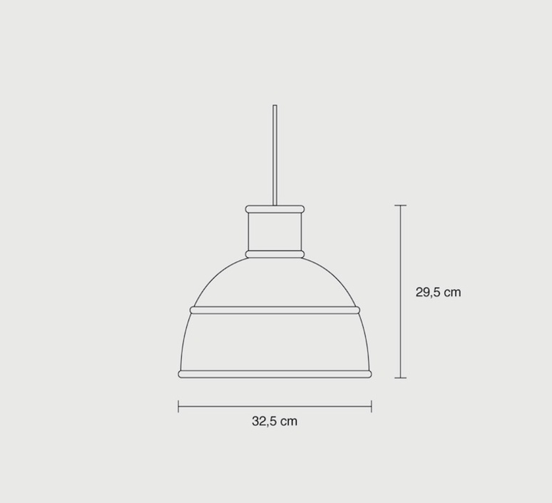 Unfold form us with love suspension pendant light  muuto  09012  design signed 33680 product