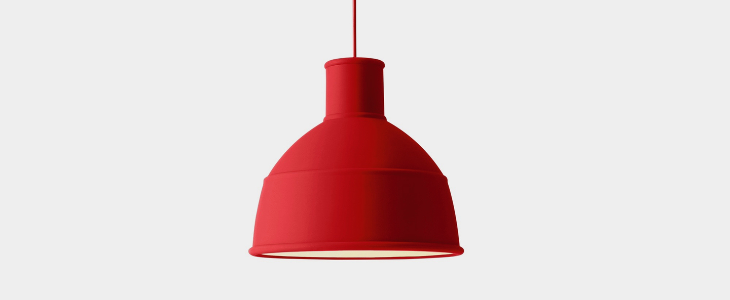banner-image Suspension unfold rouge poussiereux o32 5cm h29 5cm muuto normal