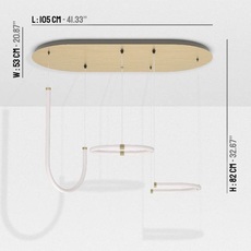 Unseen 3 pendants quel designer studio pepe suspension  petite friture l0850701  design signed nedgis 185609 thumb