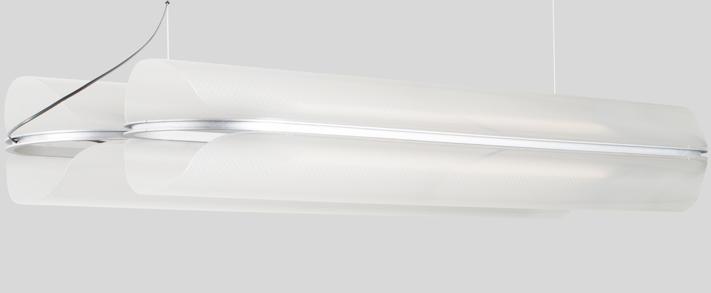 banner-image Suspension vale 2 dali transparent silice led 2700k 2230lm l102cm h15cm andlight normal