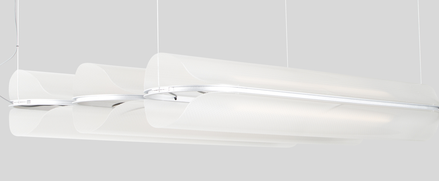 banner-image Suspension vale 3 dali transparent silice led 2700k 3345lm l102cm h15cm andlight normal