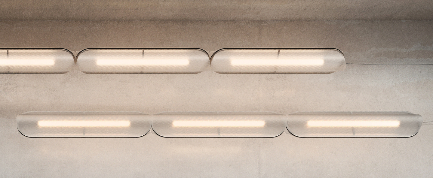 banner-image Suspension vale 3dali transparent anthracite led 2700k 3345lm l102cm h15cm andlight normal