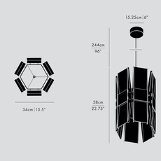 Vector 6 panneaux lukas peet suspension pendant light  a n d vec 6 p ps elv 230  design signed nedgis 181092 thumb