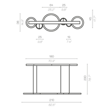 Vegas massimiliano raggi suspension pendant light  contardi acam 001936  design signed nedgis 87285 thumb