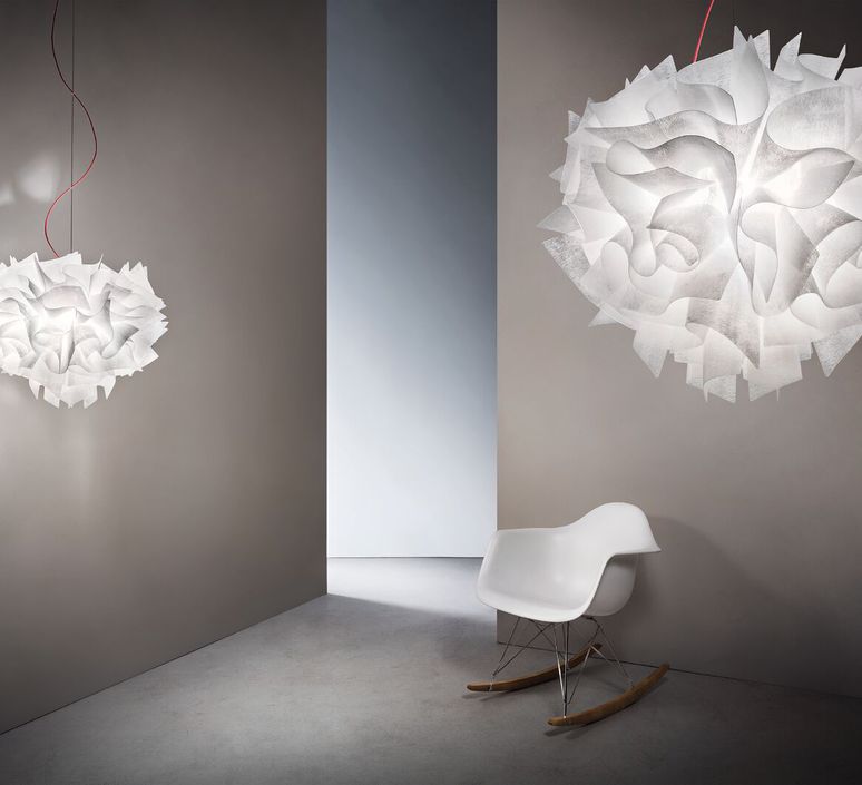 Veli couture l adriano rachele suspension pendant light  slamp vel78sos0003bw000  design signed nedgis 66188 product