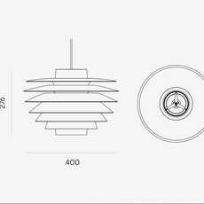Verona 400 sven middelboe suspension pendant light  lyfa 171040003  design signed nedgis 131076 thumb