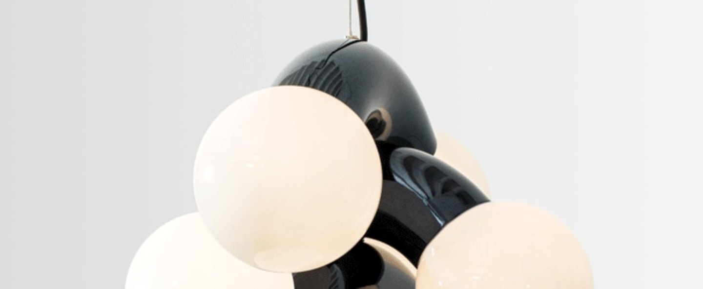 banner-image Suspension vine 9 pendant midnight chrome led 3000k lm o42cm h93cm andlight normal