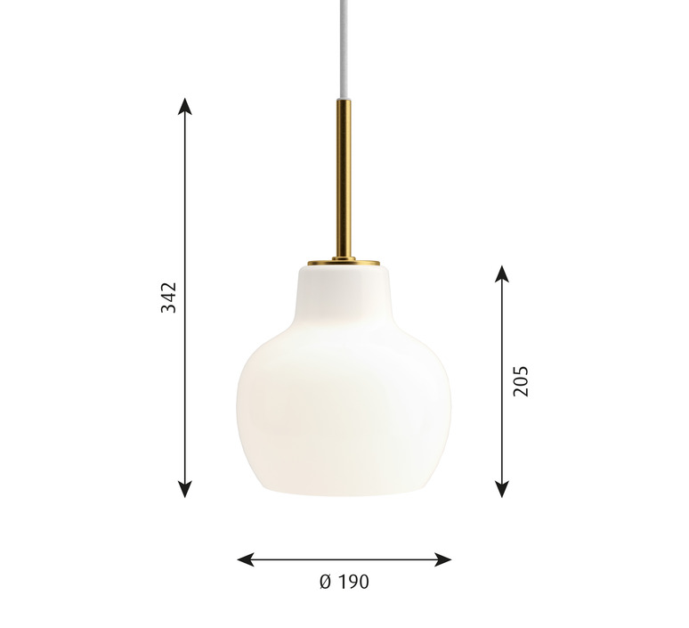 Vl ring crown vilhelm lauritzen  suspension pendant light  louis poulsen vl ring crown 1 40w e27   design signed nedgis 205385 product