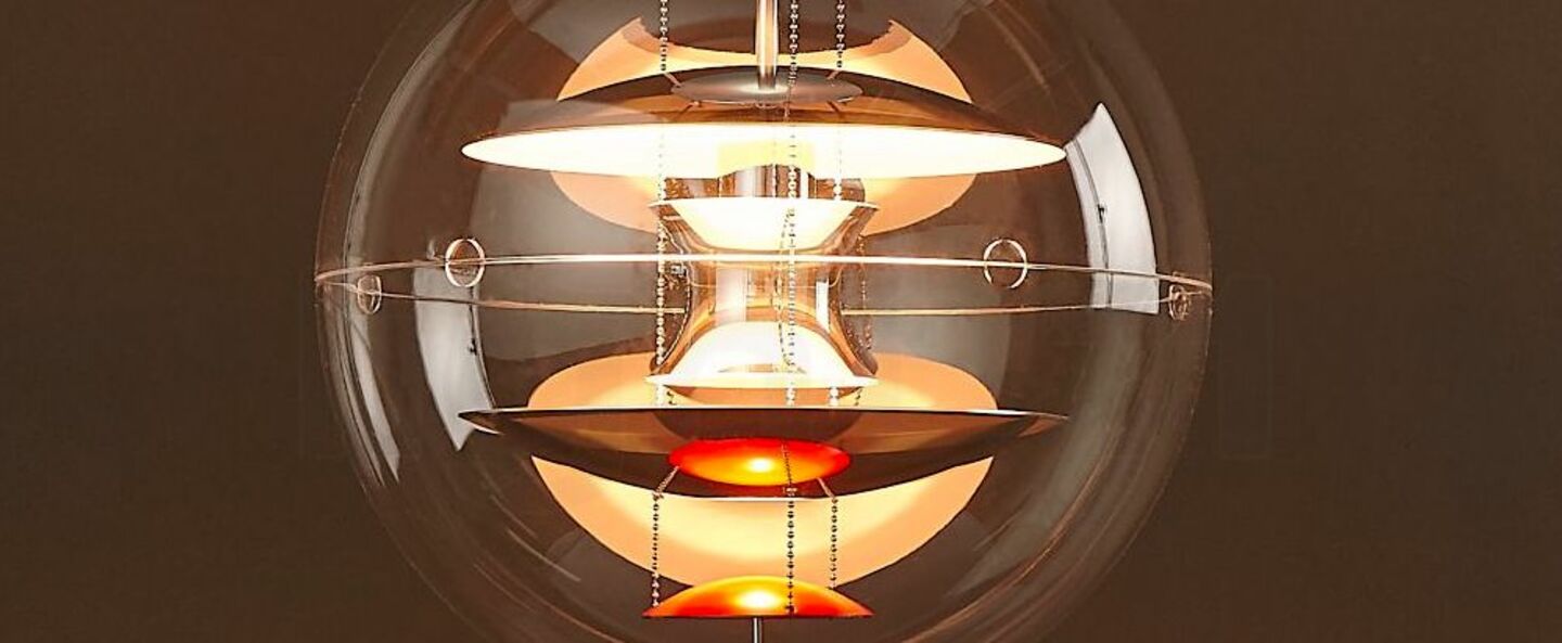 banner-image Suspension vp globe small aluminium orange bleu o40cm h40cm verpan normal