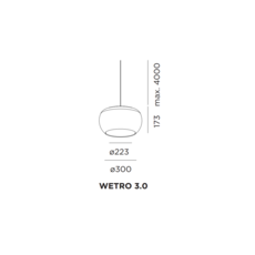 Wetro 3 studio wever ducre suspension pendant light  wever et ducre wetro3marron  design signed 32501 thumb