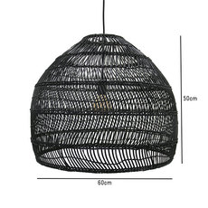 Wicker ball medium studio hk living suspension pendant light  hk living vol5016   design signed 39076 thumb